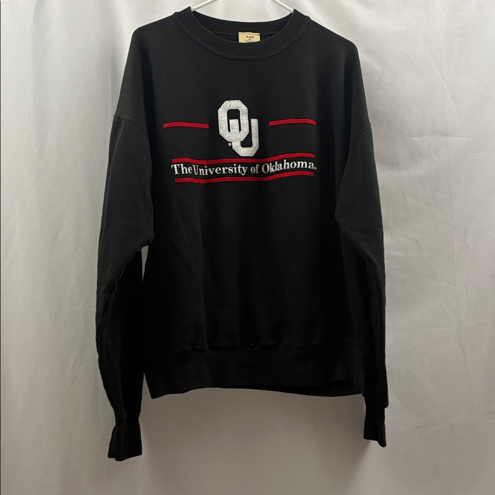 The University of Oklahoma Sooners OU Men’s Sweatshirt The Game Black Size XL - Picture 3 of 7